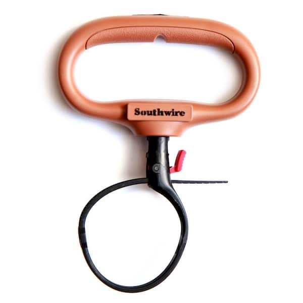 4 in. Reusable Clamp Cable Tie, Brown