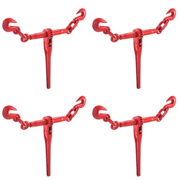 VEVOR 2. 66ft. L Chain, 9 2 15LBS 3/8 in.-1/ 2 in. Ratchet Binders 9, 2 15 lbs. Secure Working Load, G70 Hooks