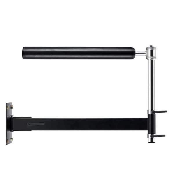 SKYSHALO Wall Mount Boxing Spinning Bar, Adjustable Punching Spinning Bar, Boxing Speed Trainer with Gloves, Black