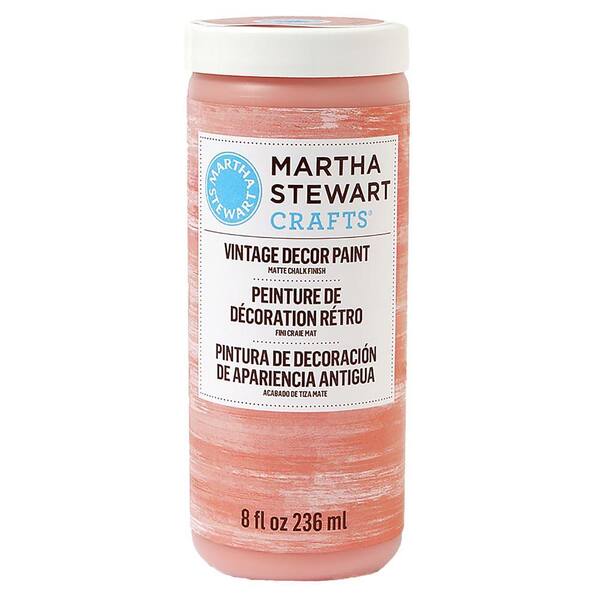 Martha Stewart Crafts Vintage Decor 8 oz. Terra Cotta Matte Chalk Finish Paint