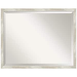 Crackled Metallic Narrow 30 in. H x 24 in. W Framed Wall Mirror