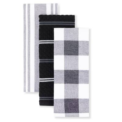 Our Table Plaid Kitchen Towels - Rust - 2 ct