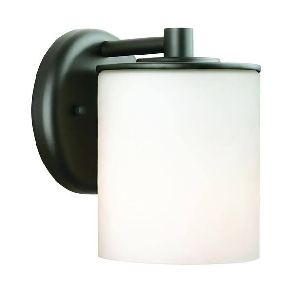 Philips Midnight 1-Light Black Outdoor Wall Lantern