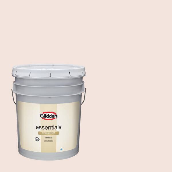 Glidden Essentials 5 gal. PPG1064-1 Aubergine Flat Exterior Paint