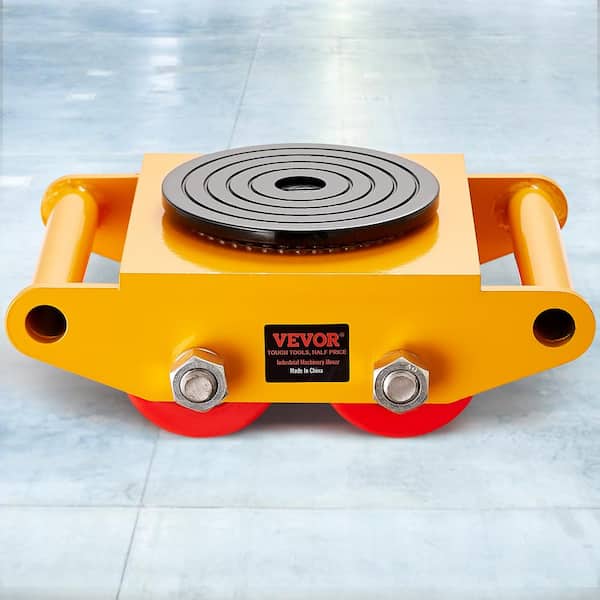 4-Pieces Machinery Skate Dolly 17637 lbs./8T Industrial Machinery Mover Heavy Duty Carbon Steel Moving Skate 2025 Update