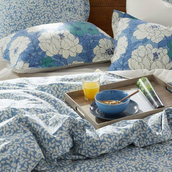 Blue floral clearance pillowcases