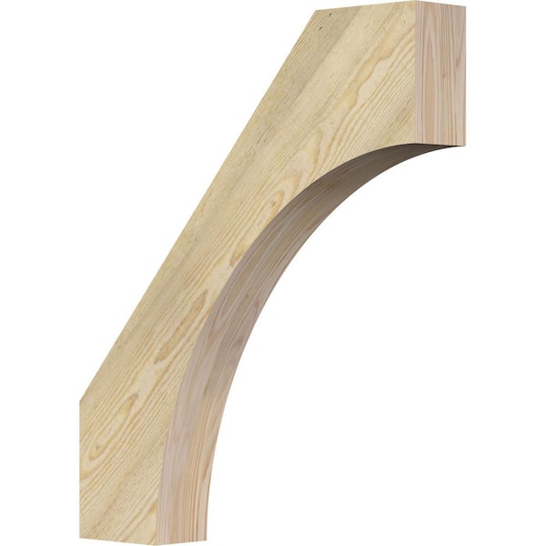 Ekena Millwork 4"W x 24"D x 28"H Westlake Rough Sawn Knee Brace, Douglas Fir