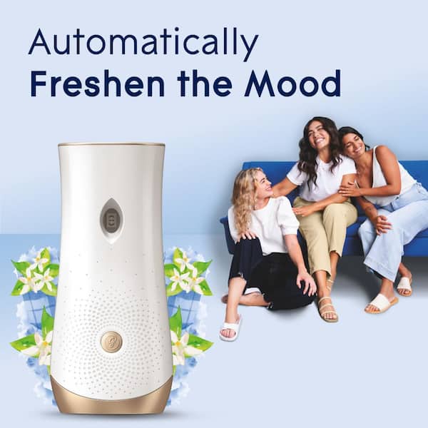 Glade Automatic Spray Air Freshener Starter Kit, Clean Linen