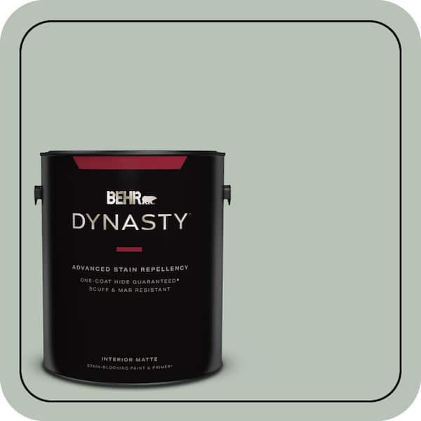BEHR DYNASTY 1 gal. #MQ6-18 Recycled Glass One-Coat Hide Matte Interior Stain-Blocking Paint & Primer