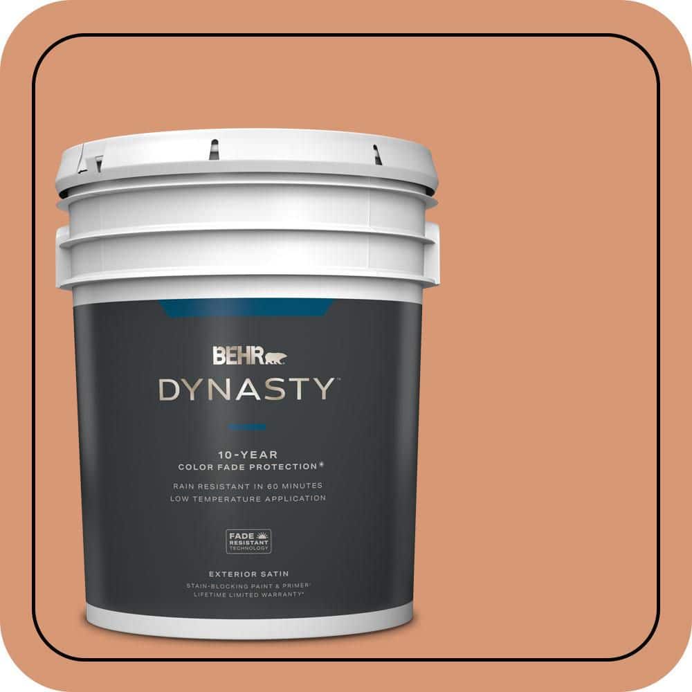 5 gal. #M210-5 Candied Yams Satin Enamel Exterior Stain-Blocking Paint & Primer price history on PriceWatchPro