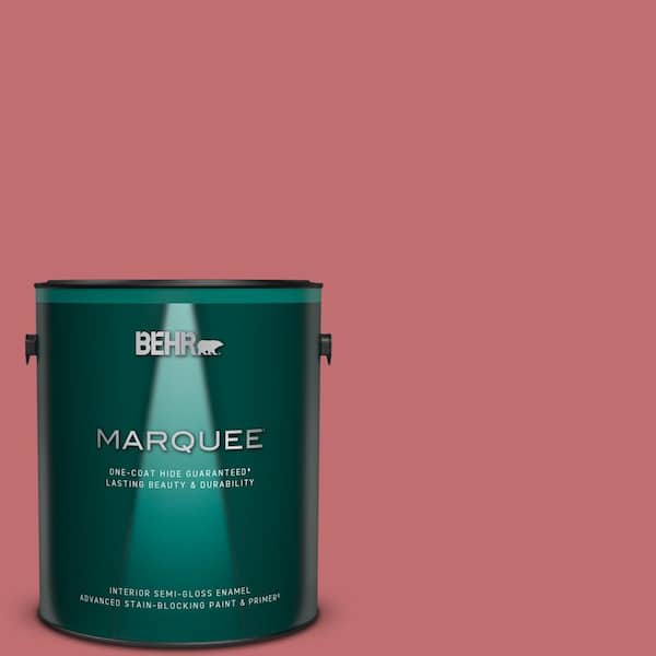 BEHR MARQUEE 1 gal. Home Decorators Collection #HDC-SP14-8 Art House Pink Semi-Gloss Enamel Interior Paint & Primer