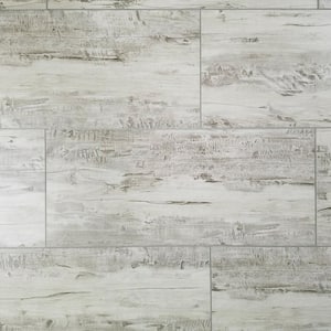 Nature Gray 7 in. x 16 in. Wood Look Large Format Glass Subway Wall Tile (4.66 sq. ft./Case)
