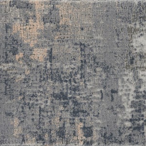 9 in. x 9 in. Pattern Carpet Sample - Frenzy - Color Cobblestone