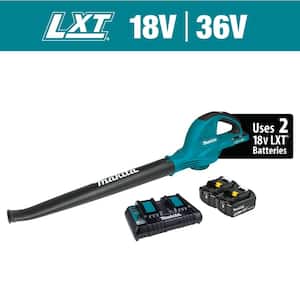 208 MPH 155 CFM LXT 18V X2 (36V) Lithium-Ion Cordless Leaf Blower Kit with (2) Batteries 5.0Ah and Charger
