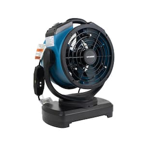 FM-68W 11 in. Multipurpose Oscillating Portable 3-Speed Outdoor Cooling Misting Fan with Built-In Water Pump and Hose