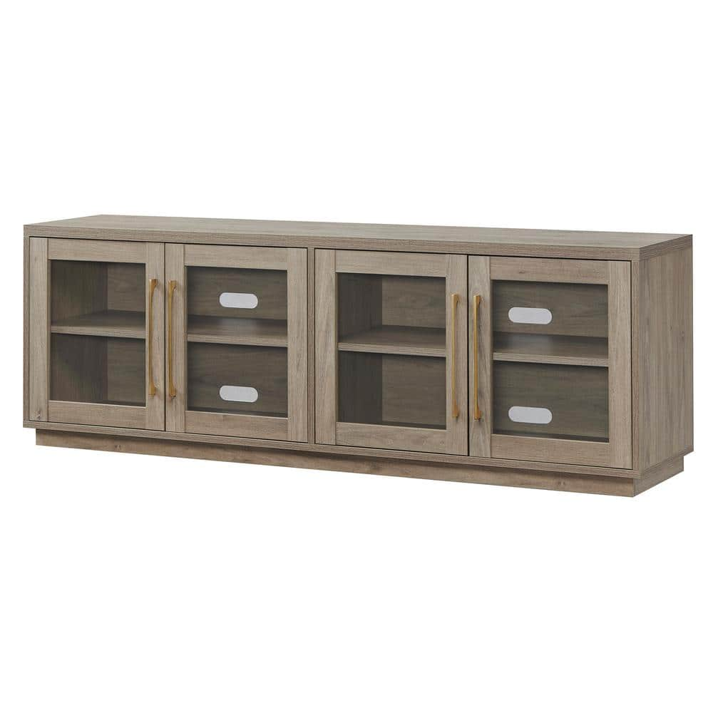 Camden&Wells - Donovan TV Stand for TV's up to 75" - Antiqued Gray Oak