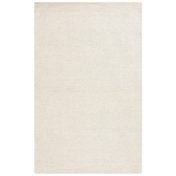 SAFAVIEH Abstract Green/Ivory 3 ft. x 5 ft. Geometric Area Rug