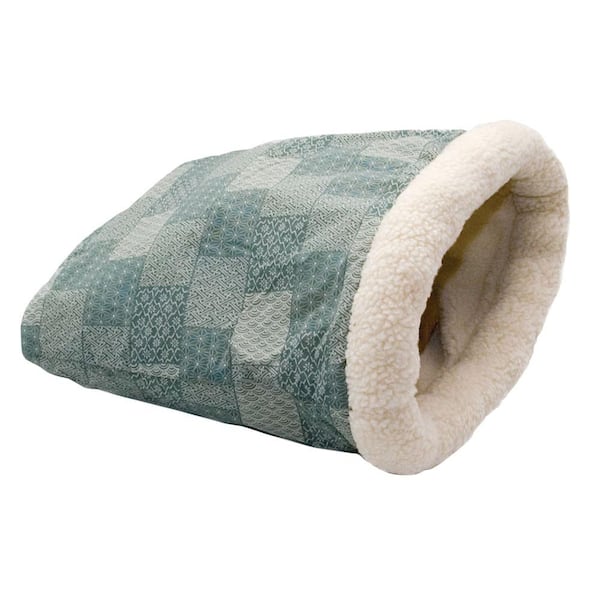 K&H Pet Products Kitty Crinkle Sack 15 in. x 18 in. Teal Cat Bed