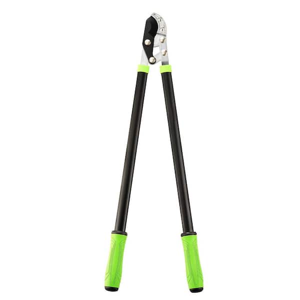 32 in. Tree Pruning Loppers, Tree Limb Shears with Up to 2 in. Dia Cutting Capacity, Steel Blade Pruning Saw