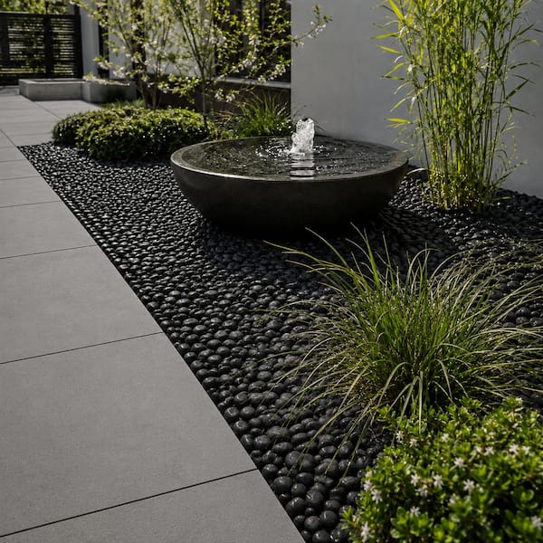 stone  ブラック Sサイズ MSI Polished Black 0.5 cu. ft. (1 in. to 2 in.) Bagged Landscape