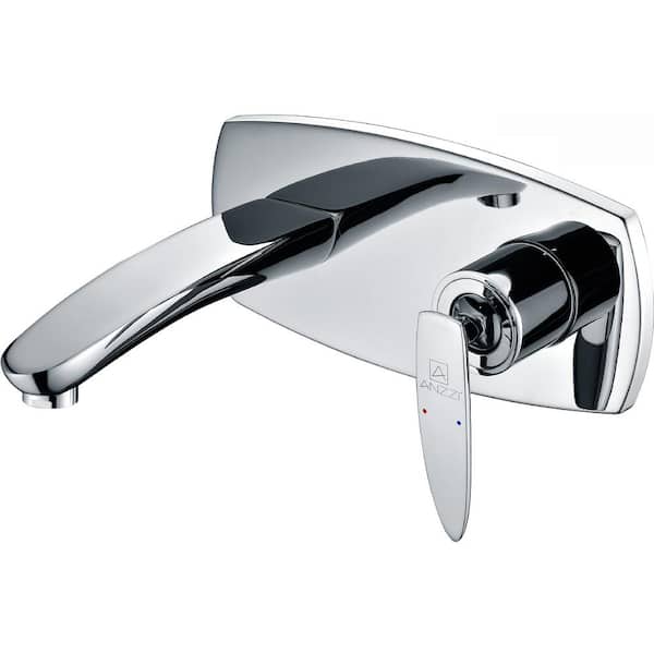 ANZZI Voce Series Single-Handle Wall Mount Bathroom Faucet in Polished Chrome