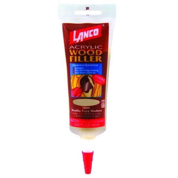 Lanco 3.25 oz. Acrylic Latex Wood Filler CedarTP83019