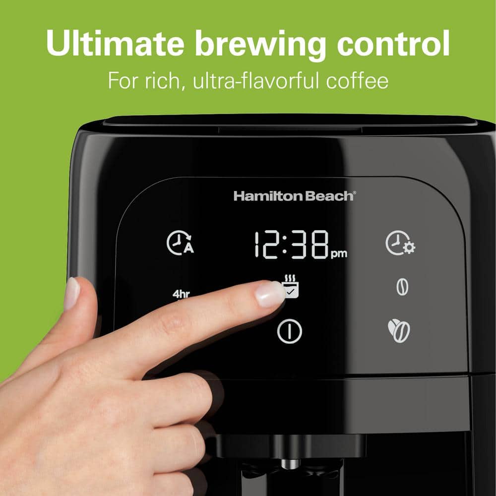 Hamilton Beach Black Programmable Dispensing Drip Coffee Maker