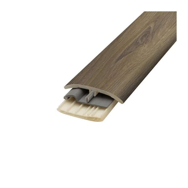 PERFORMANCE ACCESSORIES Gray Sky Walnut 0.31 in. T x 2 in. W x 78.7 in. L Vinyl 4-in-1 Molding