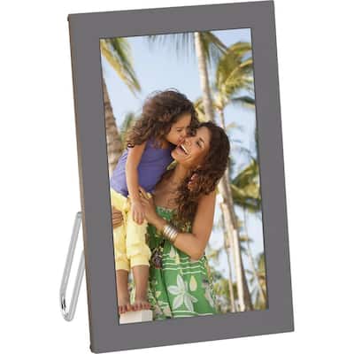 15.6 in. Digital Art and Photo Frame In Charcoal Gray