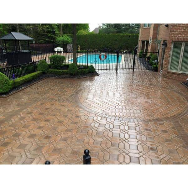 5 Gal. Clear Wet Look Solvent Based Acrylic Concrete Paver Sealer