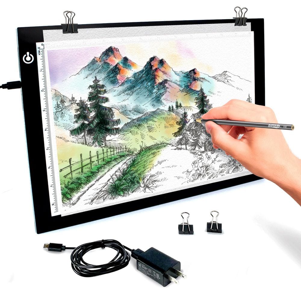 Ultra-Thin USB Powered LED Light Pad for Drawing and Tracing