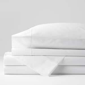 Miracle Percale King 350 Thread Count Comfortable Signature Sheet Set,  White, 1 Piece - Kroger