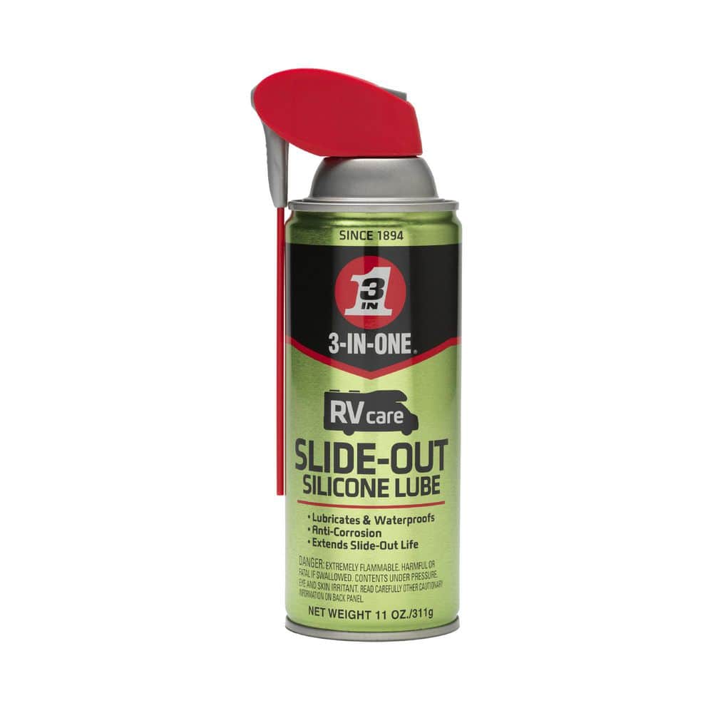 3-IN-ONE 11 oz. RV Silicone Slide Out Lube Spray 12008 - The Home Depot