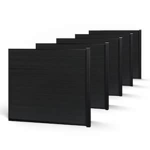 GWF Classic Privacy 6 ft. x 6 ft. Aspen Brown Composite Wood Board