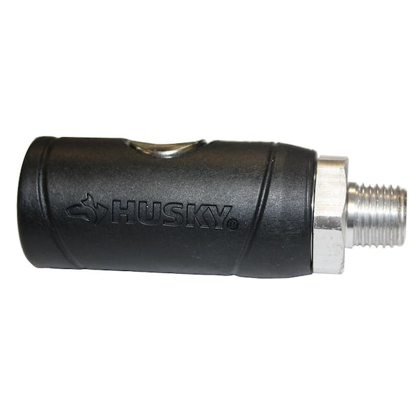 Husky 1/4 in. Male Safety Coupler