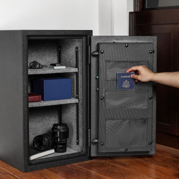 VenoTech Biometric 2.0 cu. ft. Waterproof and Fireproof Home Safe