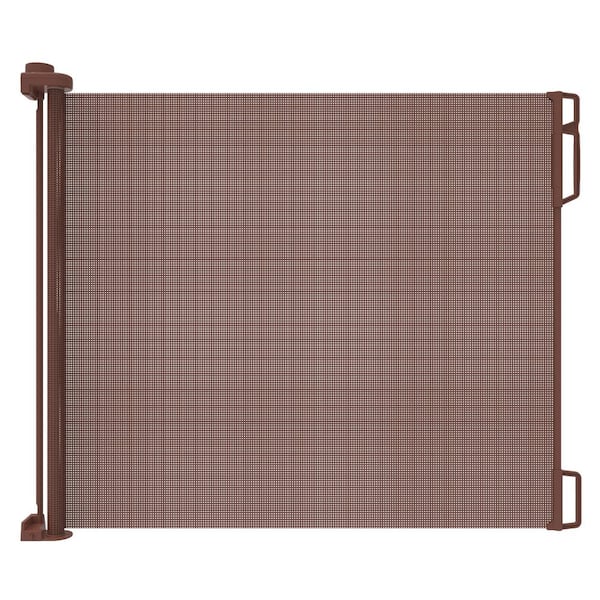Perma Child Safety 33 in. H x 71 in. W Brown Extra Wide Outdoor Retractable Gate