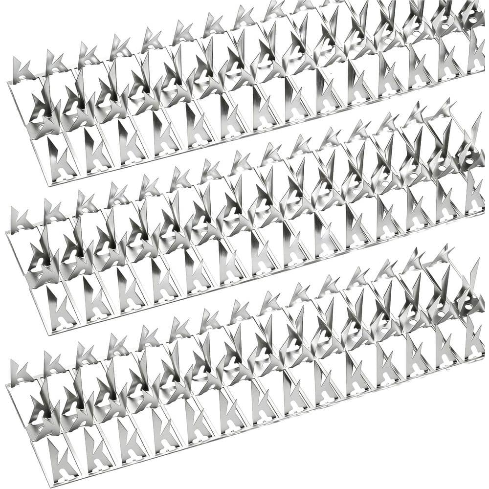 Stainless Steel Squirrel Spikes Bird Feeder Pole Deterrent Humane Animal Barrier for Fence Garden Roof 20 Pack price history on PriceWatchPro