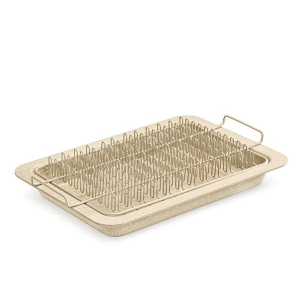 BAKKENMASTER Bacon Tray - 2-Piece Set - White Marble