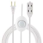 9 ft. 16/2 Extension Cord with Footswitch, White