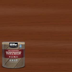 1 qt. #ST-130 California Rustic Semi-Transparent Waterproofing Exterior Wood Stain and Sealer