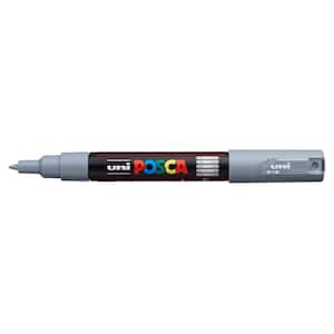 PC-1M Extra Fine Bullet Paint Marker, Grey
