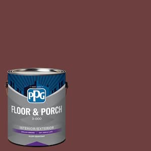 1 gal. PPG1053-7 Burgundy Wine Satin Interior/Exterior Floor and Porch Paint