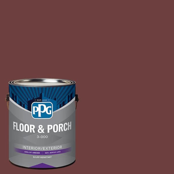 PPG 1 gal. PPG1183-4 Brandywine Satin Interior/Exterior Floor and Porch  Paint PPG1183-4FP-1SA - The Home Depot