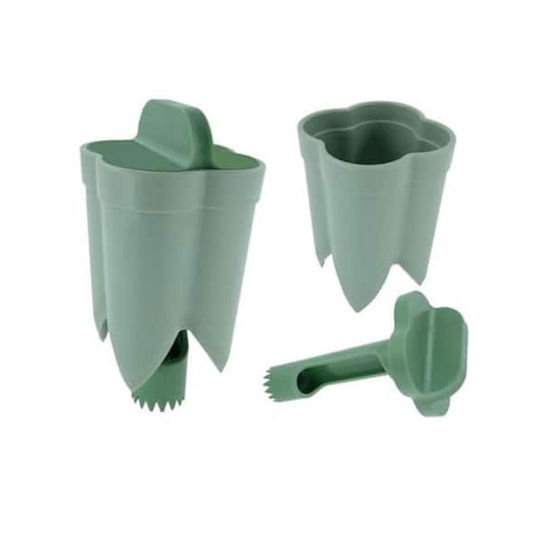 2 in 1 Pepper Seed Corer Remover Green Vegetable Fruit Coring Tool for Bell Chili Apple Pear Kitchen Gadgets