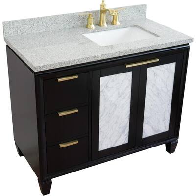 42 Inch Vanities Sink On Right Side, 42 Vanity Top Right Offset Sink