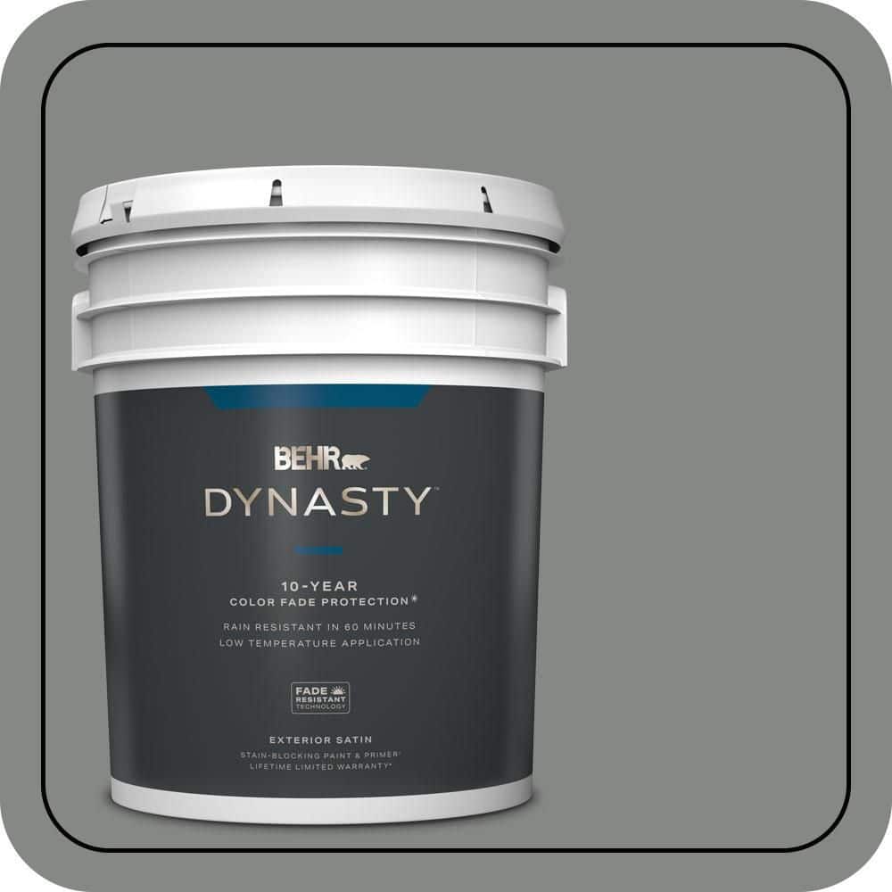 5 gal. #PPU25-17 Euro Gray Satin Enamel Exterior Stain-Blocking Paint & Primer price history on PriceWatchPro