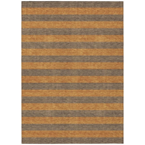 Addison Rugs Chantille ACN530 Fudge 5 ft. x 7 ft. 6 in. Machine Washable Indoor/Outdoor Geometric Area Rug