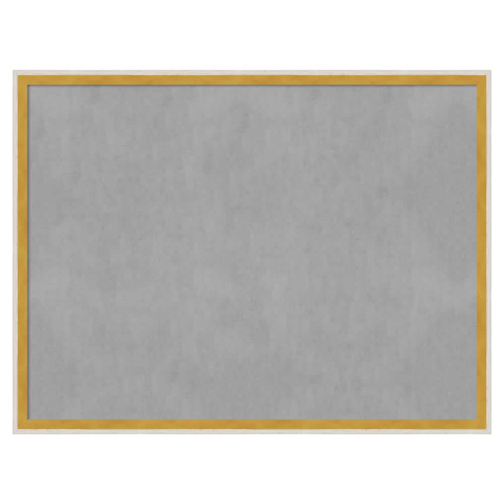 Paige White Gold 25 in. x 19 in Framed Magnetic Board price history on PriceWatchPro