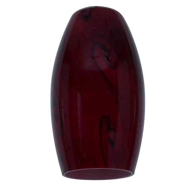Access Lighting - Merlot 3.5 in. Red Sky Glass Finish for Indoor Shades